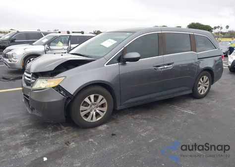 2015 Honda Odyssey Ex from USA, damaged, VIN 5FNRL5H45FB008219